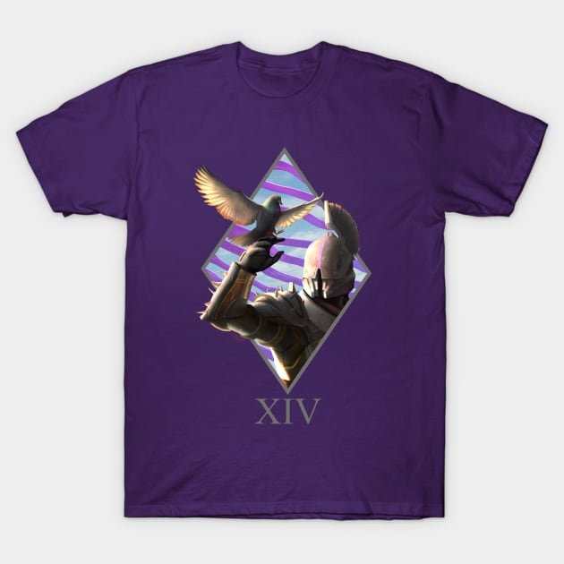 Destiny 2 Saint-14 with Pigeon (Tee) XIV T-Shirt by Jadeitor